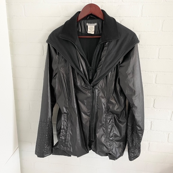 Sarah Pacini Rare Hooded Rain Coat Perfecto Fluid Liquid Motorcycle Matrix 10 - Picture 14 of 14